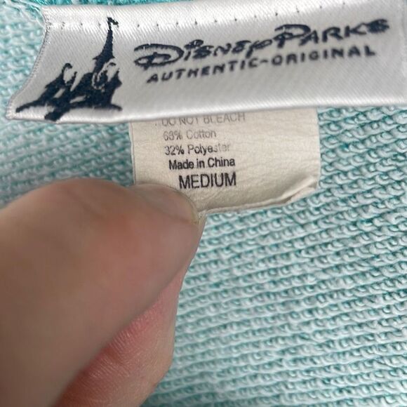 Disney Mickey Mouse French Terry Short Sleeve Sweatshirt M - Picture 4 of 7